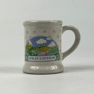 Luray Caverns Virginia Miniature Novelty Mug Cup Travel Souvenir Vintage Country